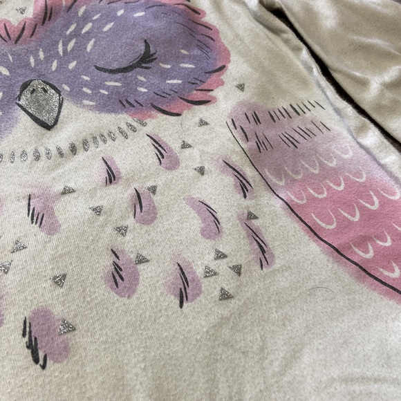 Jumping Beans Girls Size 8 Long-sleeved t-shirt. Owl design. Very cute 🥰 - Picture 3 of 5